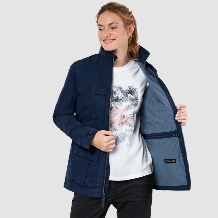 Jack Wolfskin Непромокаемый женская куртка Jack Wolfskin Palmdale Jacket