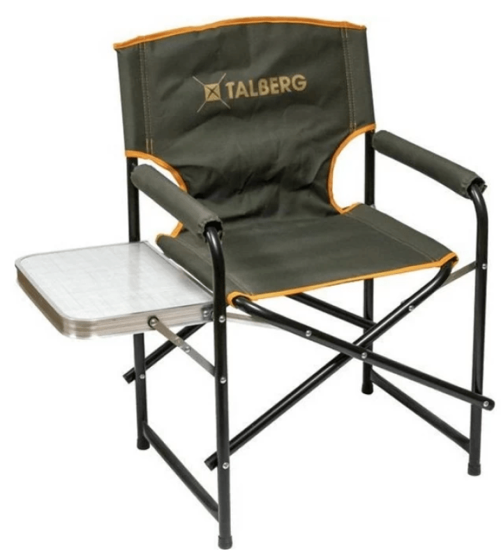 Talberg Кресло складное с откидным столиком Talberg Steel Hard Director Plus Chair