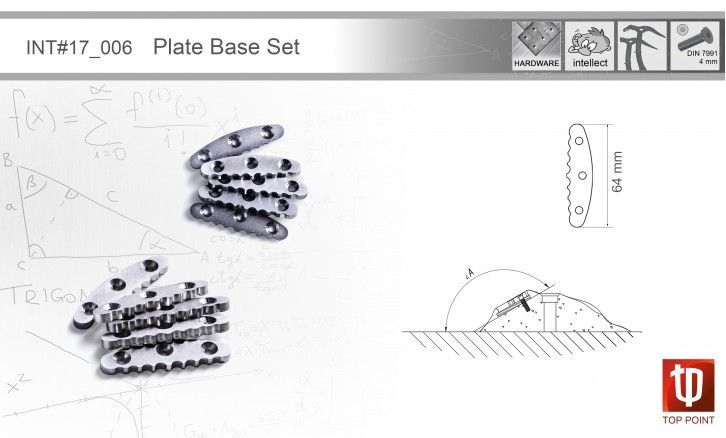 Top Point Пластины сменные для ледолазания I006 Plates Base Set