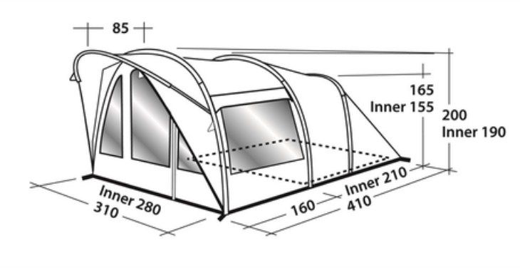 Easy Camp Палатка многофункциональная Easy Camp Hurricane 500
