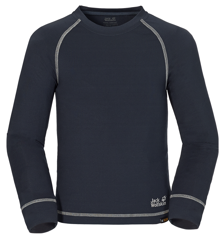 Jack Wolfskin Детский лонгслив Jack Wolfskin Dry 'N Cosy Longsleeve Kids