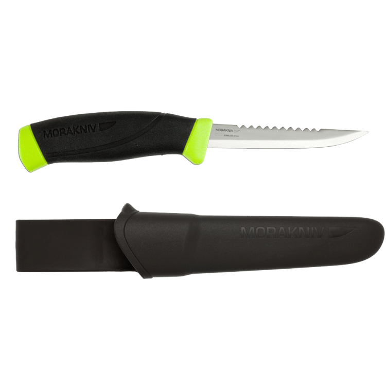 MORAKNIV Нож с прорезиненной рукоятью Morakniv Fishing Comfort Serrated Edge