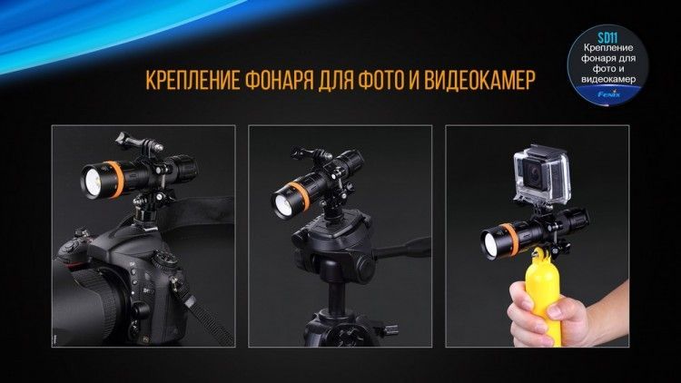 Fenix Fenix - Фонарь водонепроницаемый SD11 Cree XM-L2 U2