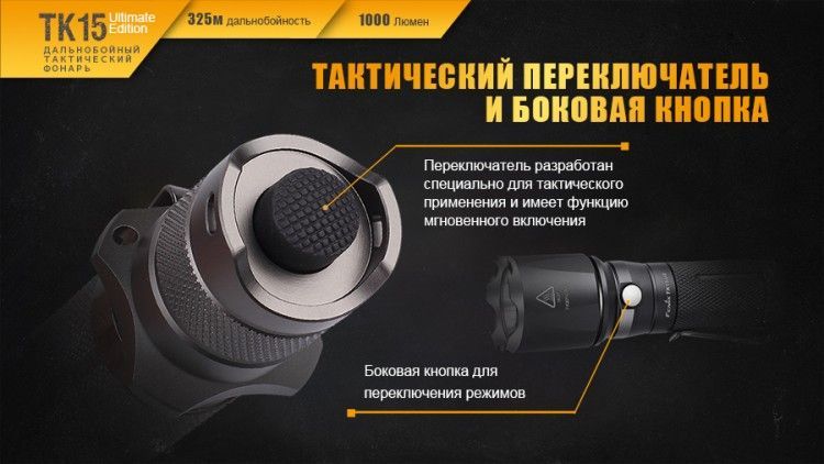 Fenix Фонарь практичный Fenix TK15UE CreeXP-L HI V3 LED Ultimate Edition