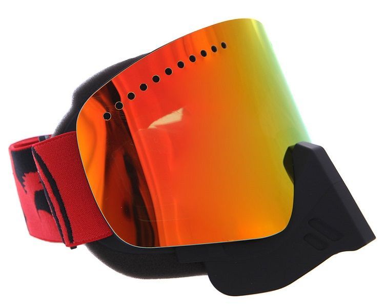 Dragon Alliance Спортивная маска оправа линзы Dragon Alliance NFXs ( Red-Black Split, Red Ion + Clear)