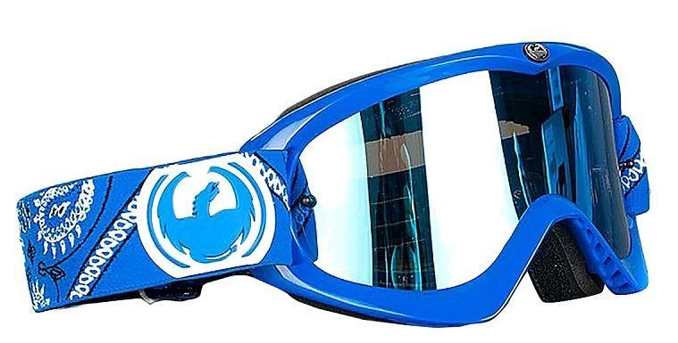 Dragon Alliance Спортивная маска оправа линзы Dragon Alliance MDX ( Blue Paisley, Blue Steel + Clear Aft)