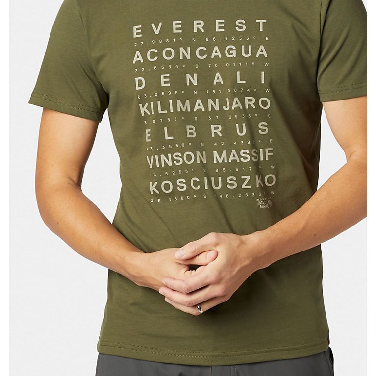 Mountain HardWear Футболка мужская Mountain HardWear Seven Summits Short Sleeve