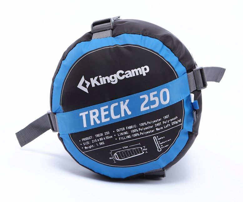 KingCamp Туристический спальник кокон правый комфорт С KingCamp - Trek 250 ( +10 )