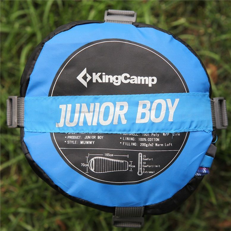 KingCamp Спальный мешок для детей комфорт С KingCamp Junior Boy +5С ( +15 )