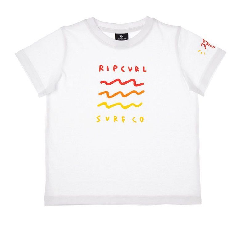 Rip Curl Летняя футболка Rip Curl Wavey Groms SS Tee