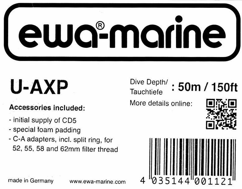 EWA-MARINE Водонепроницаемый бокс для фото видео съёмки Ewa-Marine - U-AXP