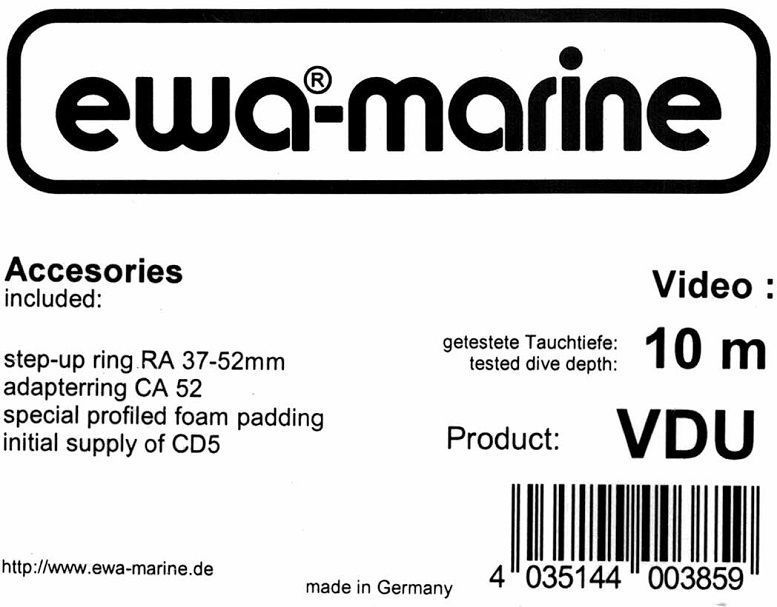 EWA-MARINE Водонепроницаемый бокс для видеокамер Ewa-Marine VDU