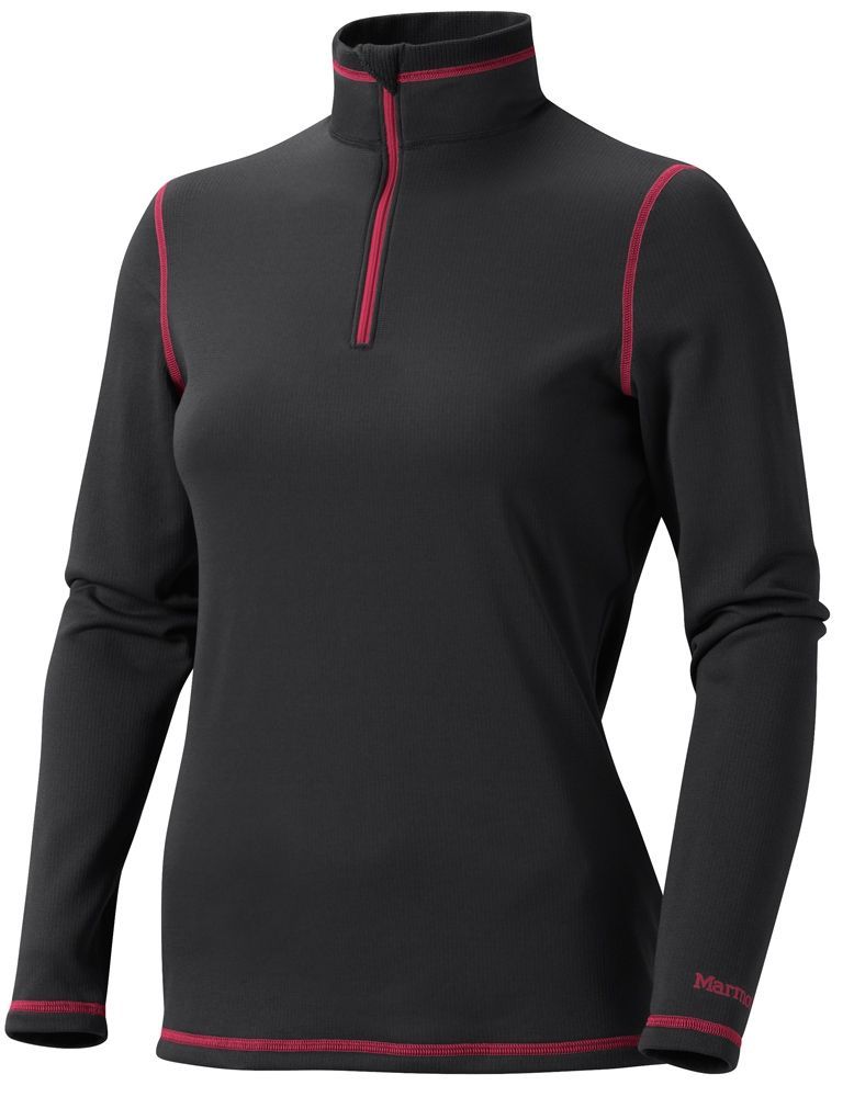 Marmot Термопуловер лёгкий Marmot Women's Midweight Zip Neck LS