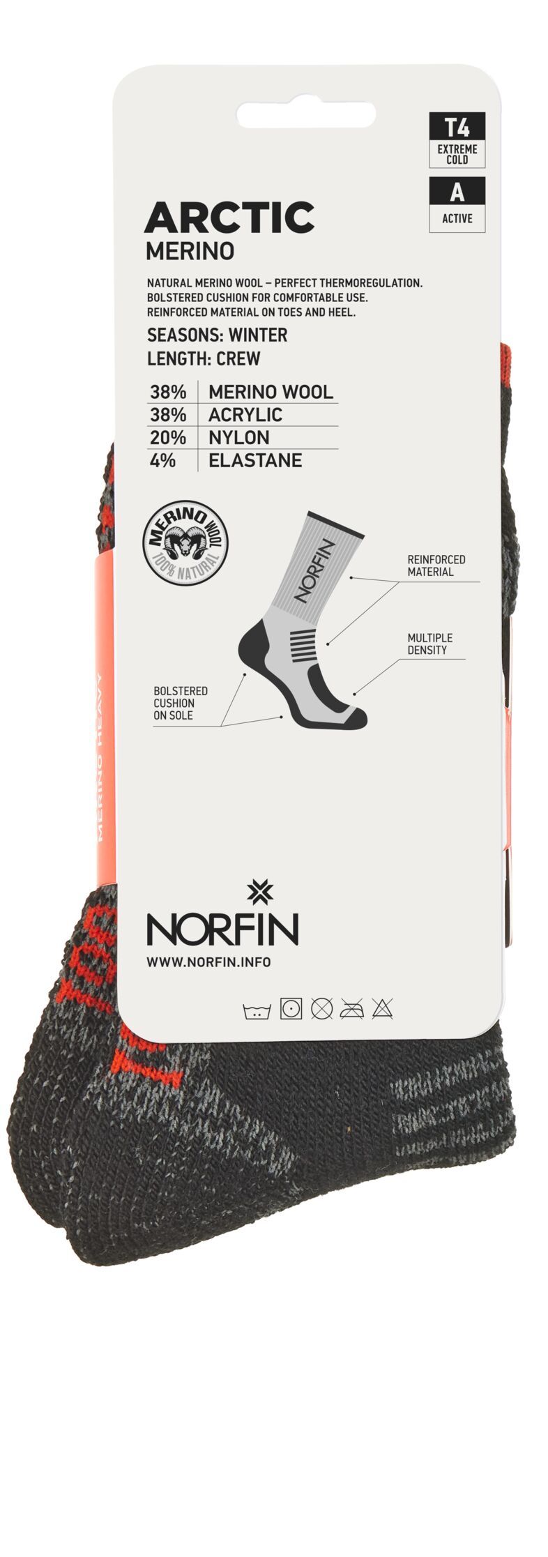Norfin Носки Norfin T4A Arctic Merino Crew