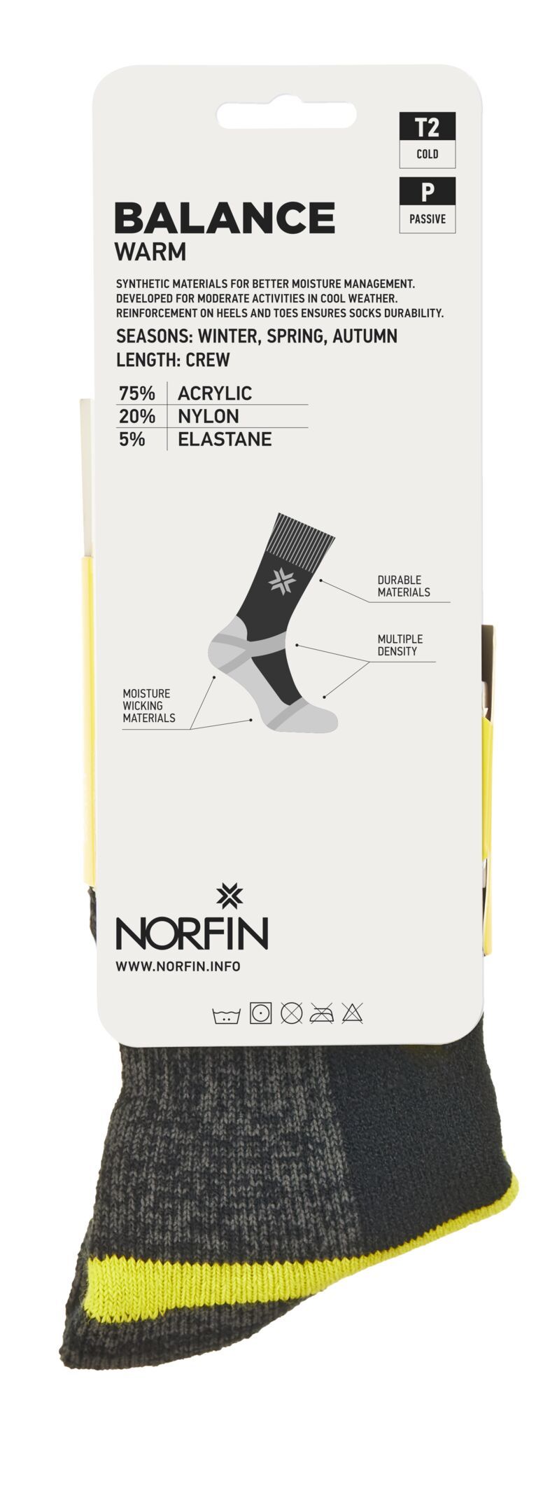 Norfin Носки Norfin T2P Balance Warm Crew