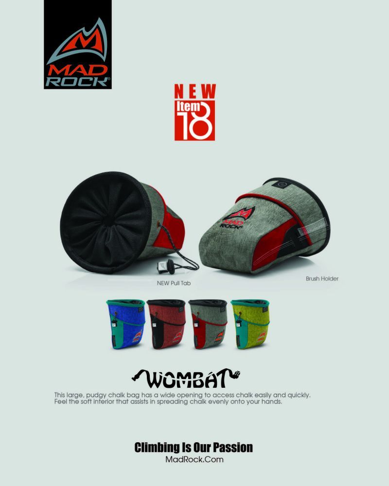 Mad Rock Мешок большой для магнезии Mad Rock Wombat Chalkbag