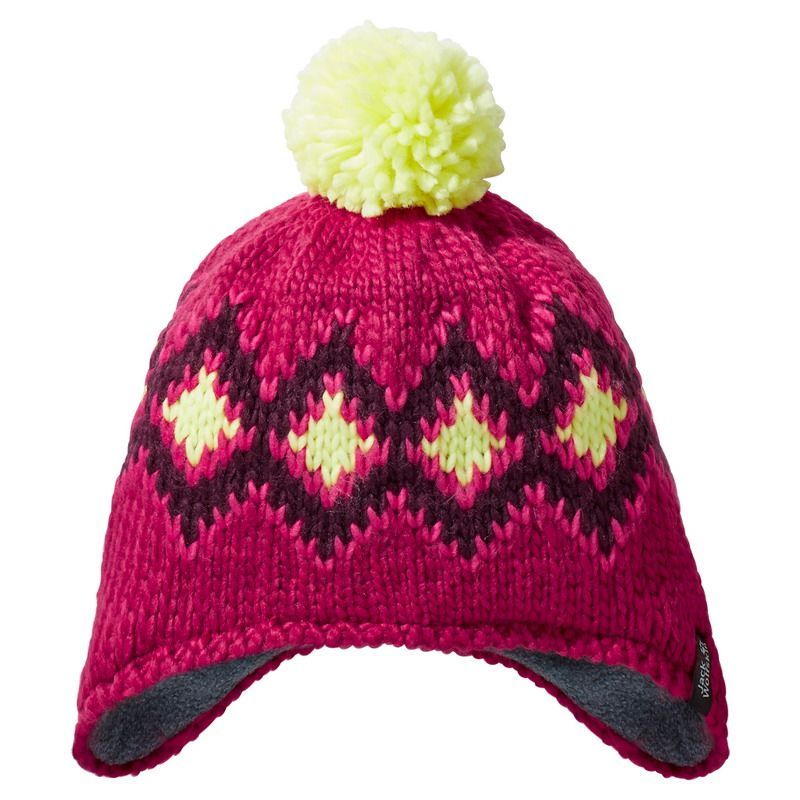 Jack Wolfskin Шапка с ушками для детей Jack Wolfskin Diamond Knit Cap Kids