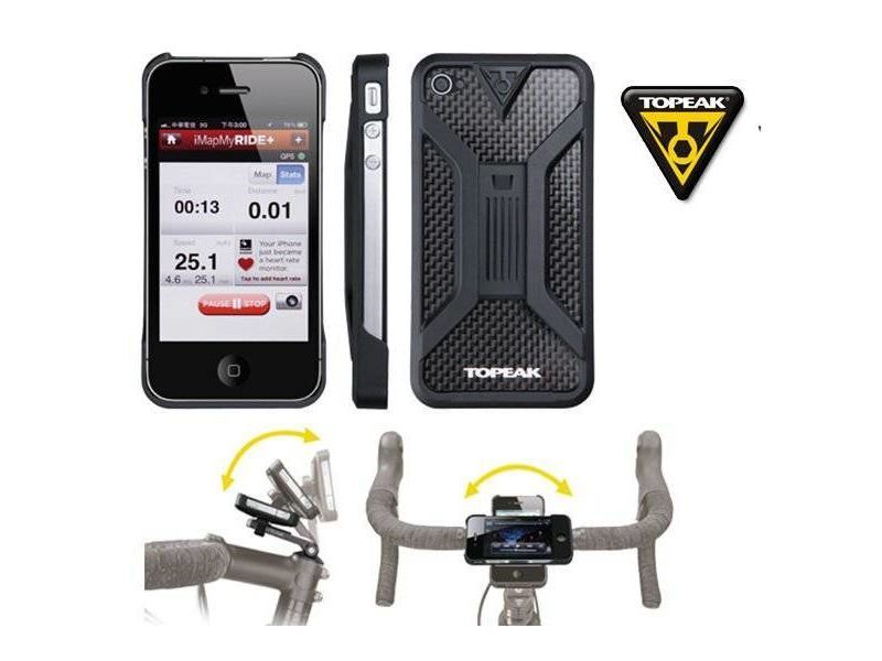 TOPEAK Прочный Бокс Topeak для iPhone 4/4S, с креплением
