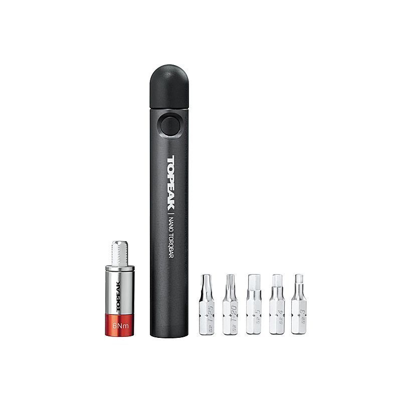 TOPEAK Инструмент компактный с битами Topeak Nano TorqBar w/5 tool bits