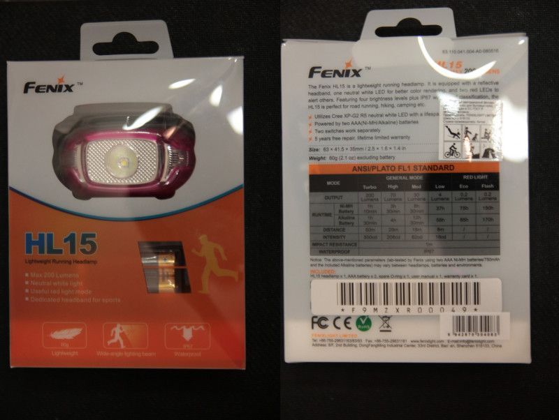 Fenix Fenix - Фонарь с двумя диодами HL15