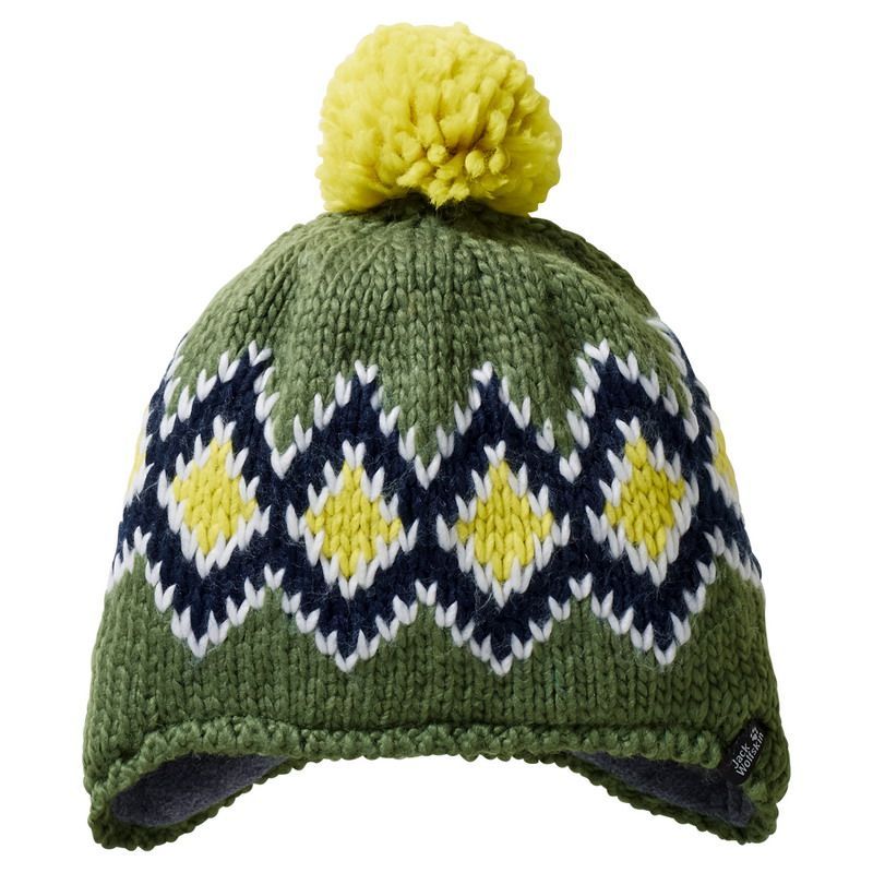 Jack Wolfskin Шапка с ушками для детей Jack Wolfskin Diamond Knit Cap Kids