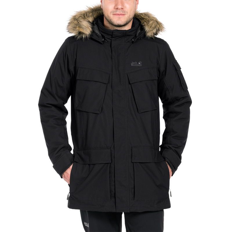 Jack Wolfskin Аляска с синтетическим утеплителем мужская Jack Wolfskin Glacier Canyon Parka