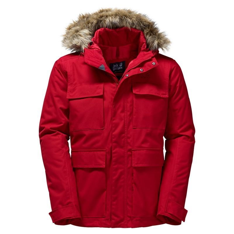 Мужские куртки red. Куртка Jack Wolfskin Red. Пуховик мужская Jack Wolfskin красная. Зимняя куртка Джек Вольфскин. Джек Вольфскин куртки мужские зимние.