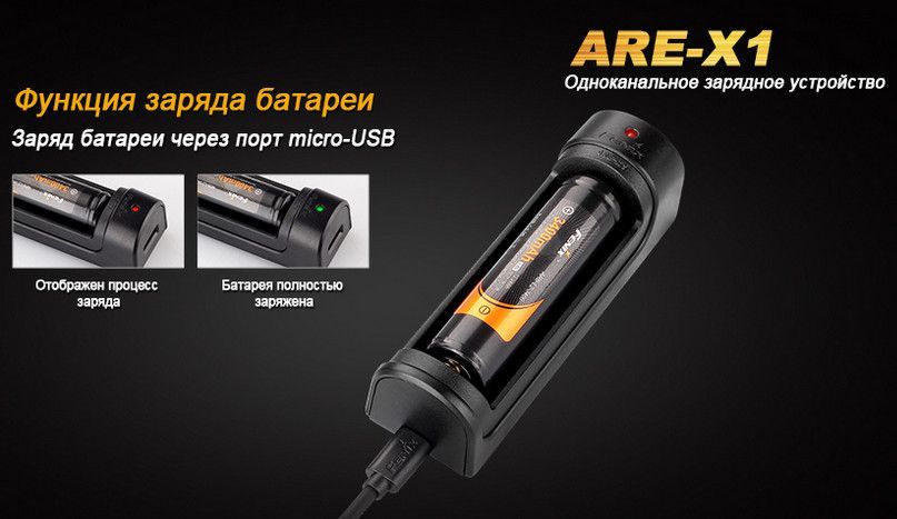 Fenix Компактное зарядное устройство Fenix ARE-X1