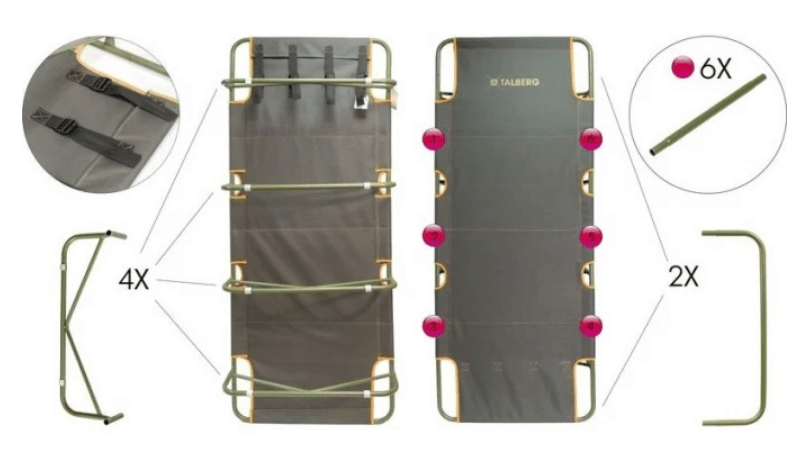 Talberg Раскладная кровать Talberg Compact Hard Cot