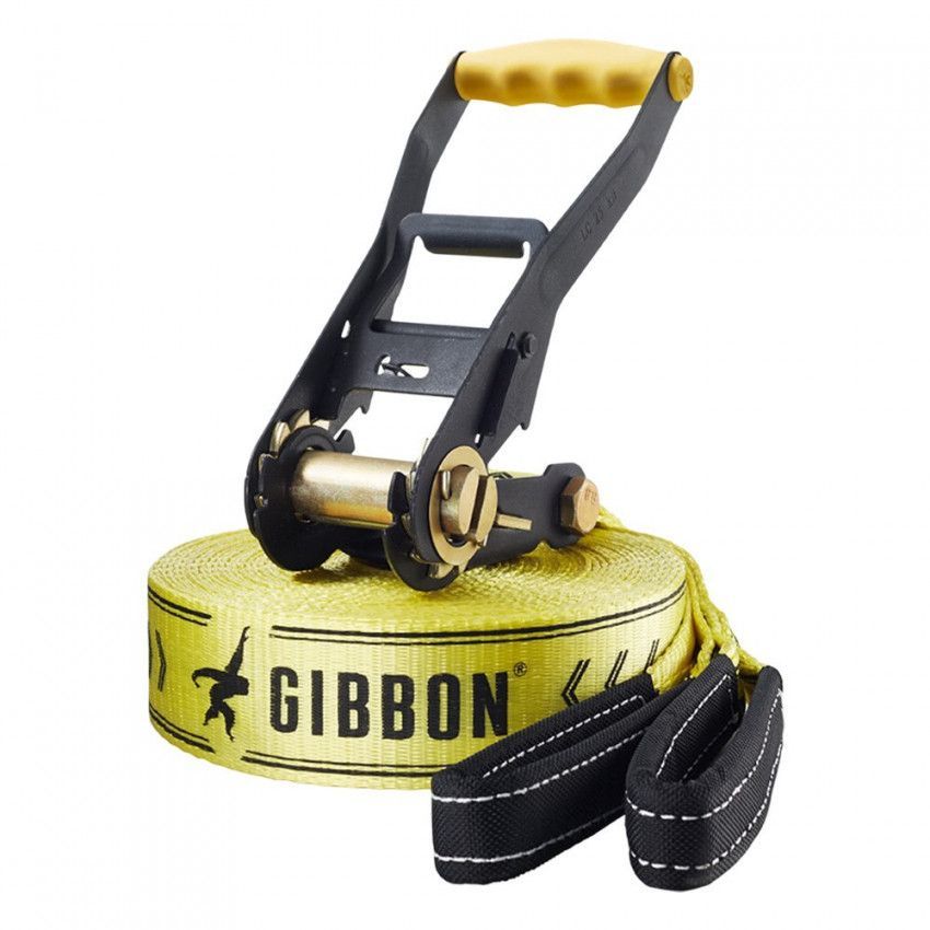 GIBBON Любительский комплект слэклайн+защита для дерева Gibbon Classic 25 м