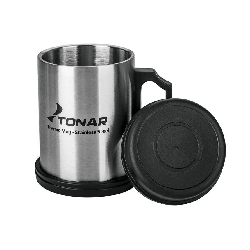 Тонар Термокружка с крышкой и подставкой Тонар T.TK-004-400 0.4