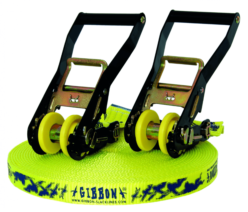 GIBBON Комплект слэклайн + защита для дерева Gibbon Flowline 25 m