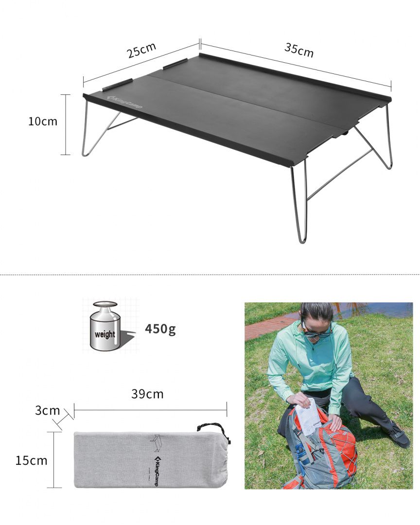 KingCamp Стол походный складной King Camp 1905 Smart Tabel алюм/сталь
