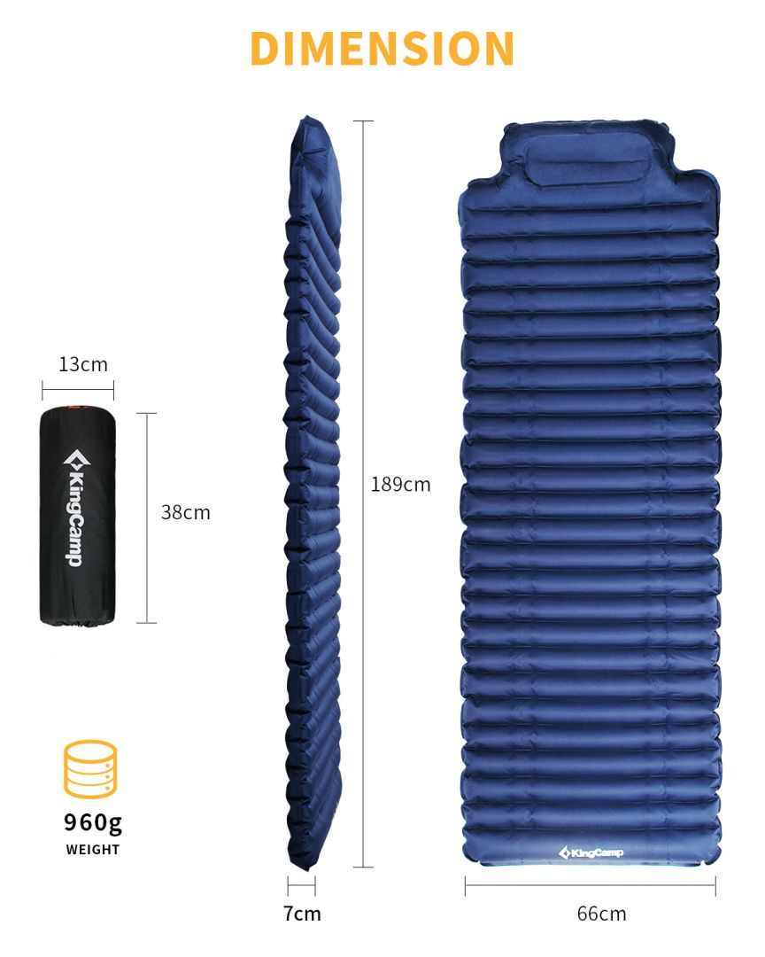 KingCamp Самонадувающийся коврик King Camp 1903 Comfort Light