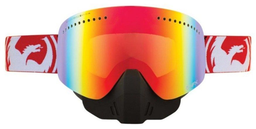 Dragon Alliance Спортивная маска оправа линзы Dragon Alliance NFX ( Fade Orange, Red Ionized + Clear)