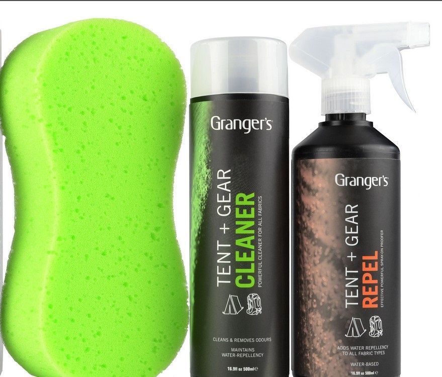 Granger’s Эффективное средство для стирки мл Granger's 2018-19 Tent Cleaner,Repel Trigger Spray&Sponge 500