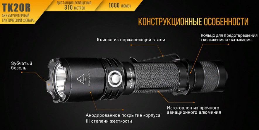 Fenix Fenix - Фонарь ручной TK20R