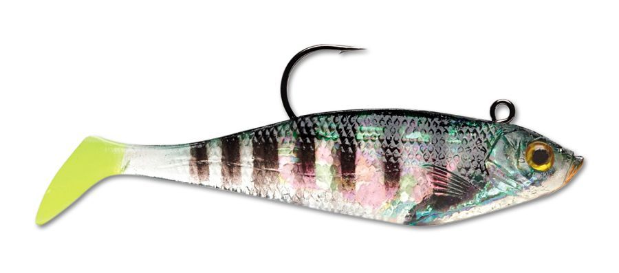 Storm Фирменная приманка-виброхвост упаковка 3 штуки Storm Wildeye Swim Shad 04 25 гр