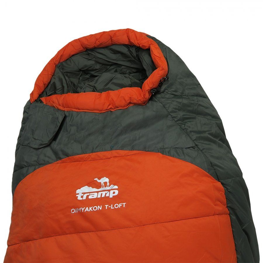 Tramp Теплый спальник-кокон левый Tramp Oimyakon T-Loft Regular (комфорт -10)