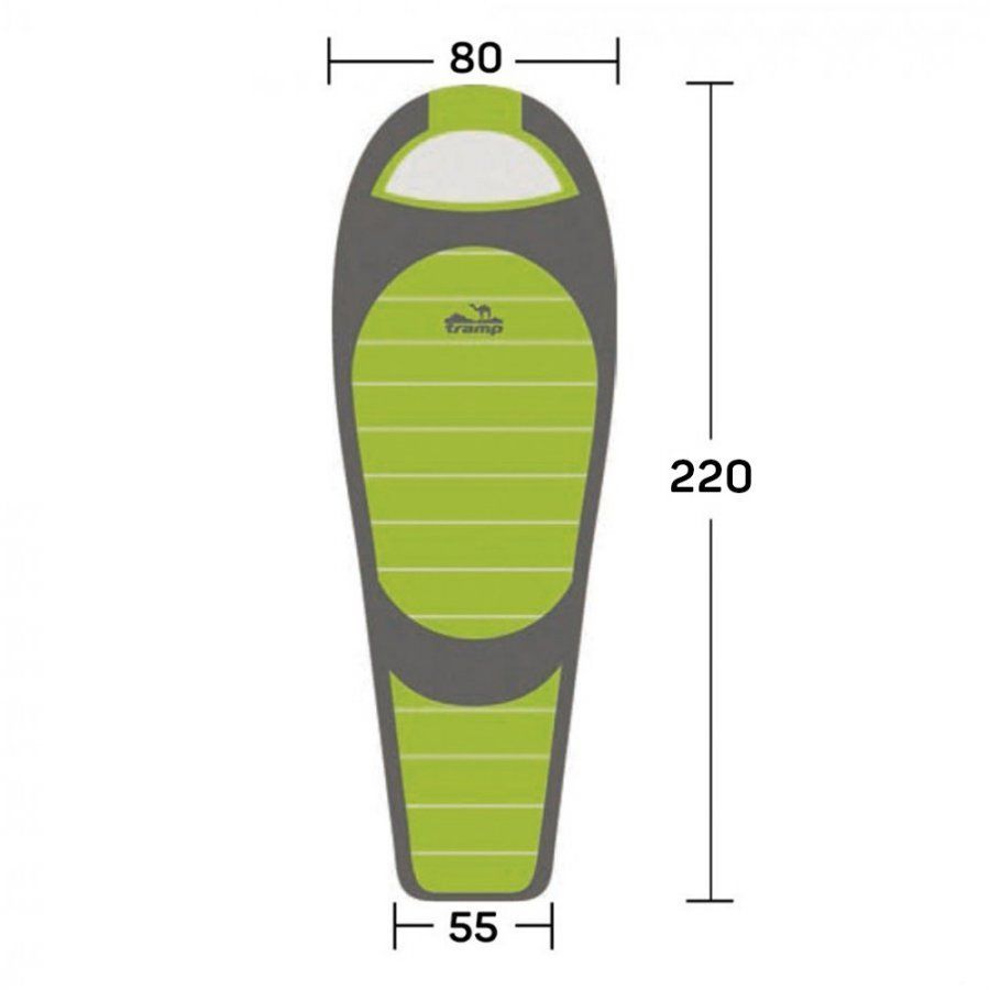 Tramp Мешок спальный туристический правый Tramp Rover Regular (комфорт -10)