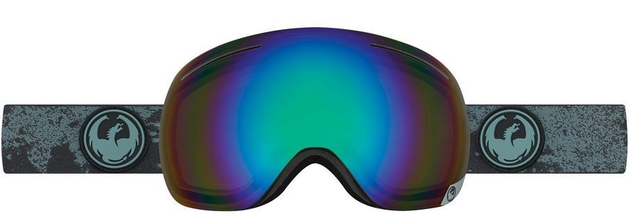 Dragon Alliance Горнолыжные очки оправа линза Dragon Alliance X1 ( Mason Grey, Flash Green Polarized)