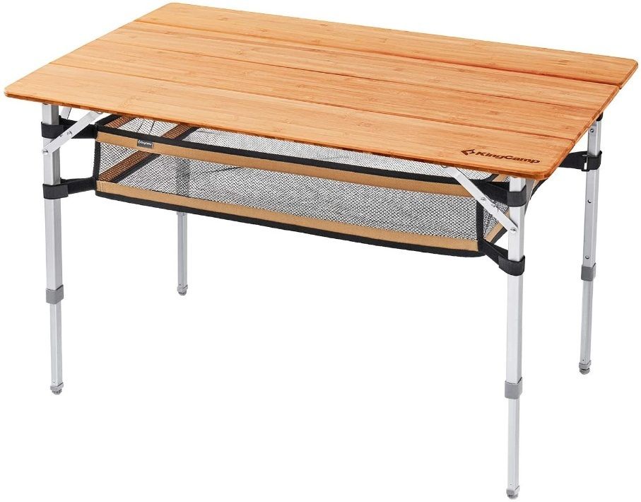 KingCamp Складной кемпинговый стол King Camp 2016 4-Folding Bamboo Table 10065plus