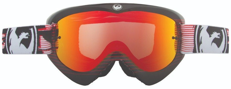 Dragon Alliance Спортивная маска оправа линзы Dragon Alliance MDX ( Nerve Red, Red Ionized+Clear Aft)
