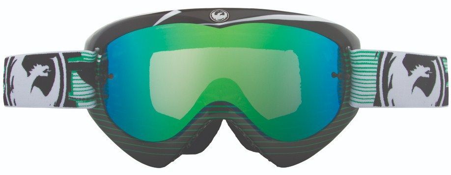 Dragon Alliance Спортивная маска оправа линзы Dragon Alliance MDX ( Nerve Green, Green Ionized+Clear Aft)