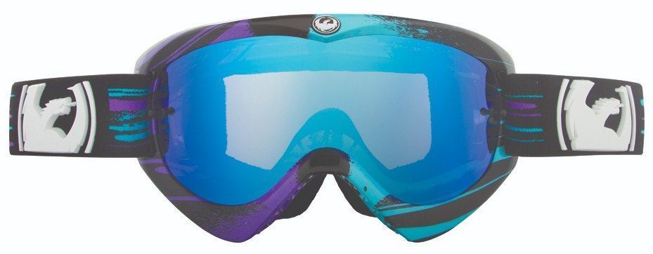 Dragon Alliance Спортивная маска оправа линзы Dragon Alliance MDX ( Paint Drip Black-Blue, Blue Steel + Clear Aft)