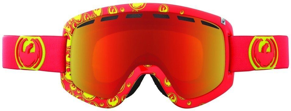 Dragon Alliance Спортивная маска оправа линзы Dragon Alliance D1 ( Tango Icon, Red Ionized + Amber)