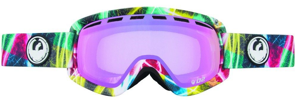 Dragon Alliance Спортивная маска Dragon Alliance D2 Light Show/Pink Ionized + Yellow Blue Ionized