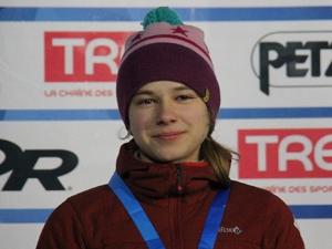 Ледолазный сезон у Валерии Богдан завершился получением бронзовой медали!